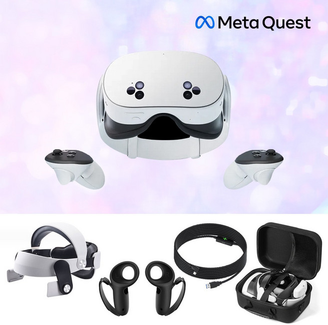 IT_메타 퀘스트3S 128GB 다이아몬드패키지(본품+그립+가방+스트랩+케이블) 재고보유, 1개