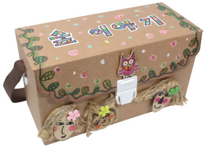 숲체험 놀이가방 만들기 체험학습가방 (1인용) 혜명생필품마트 가방만들기 초등미술재료 만들기키트 유치원만들기키트 미술재료