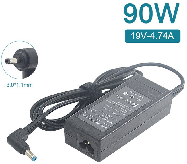 宏碁 ACER 三星 筆電變壓器 19V 4.74A 3.42A 2.37A 90W 3.0*1.1mm 電源線充電器, 1個