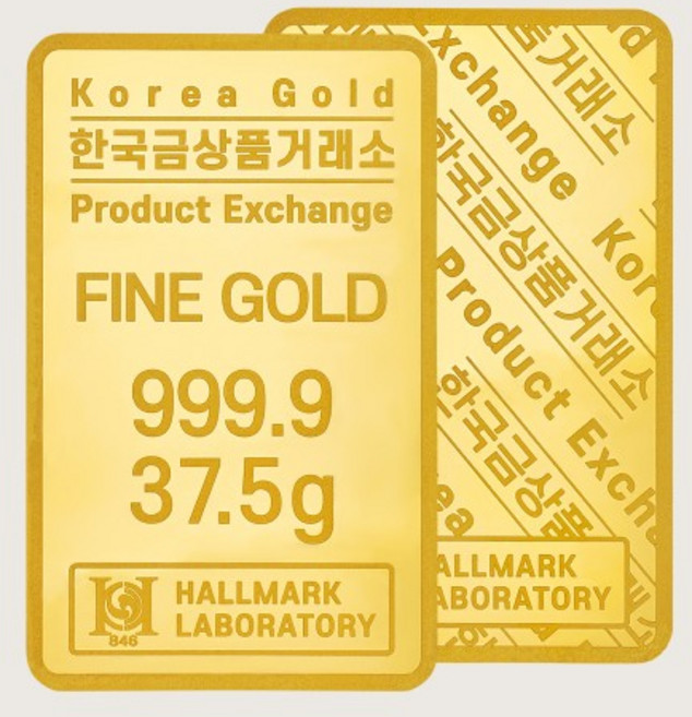 [한국금상품거래소] 24K 순금 999.9% 골드바 투자용 37.5g