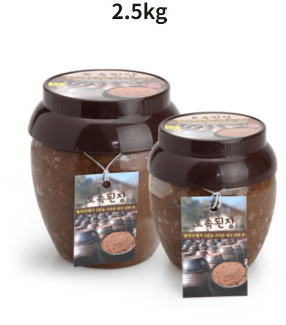 청정지역 국내산 콩으로 만든 전통방식 장류, 1개, 2.5kg