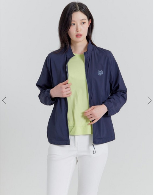 지센/ 기간한정 여성 [에센셜] 스판 반넥 슬림 바람막이 점퍼 LSJPP371 색상3종