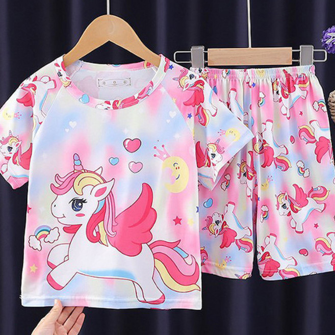 유후 꿈꾸는 유니콘 상하세트 내복 주니어 아동 잠옷 파자마 실내복 상하세트 홈웨어 키즈 남여공용