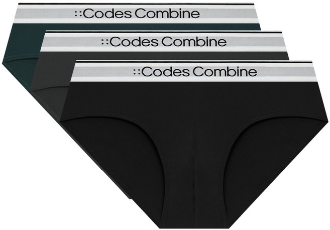 [남성삼각] [액티브에어] 모노톤 브리프 3PACK