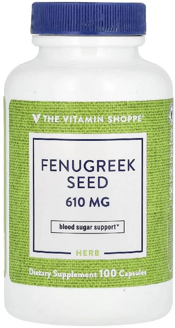 더비타민샵 호로파 페뉴그릭 610mg Fenugreek Seed 캡슐 100정, 1개 - 쿠팡