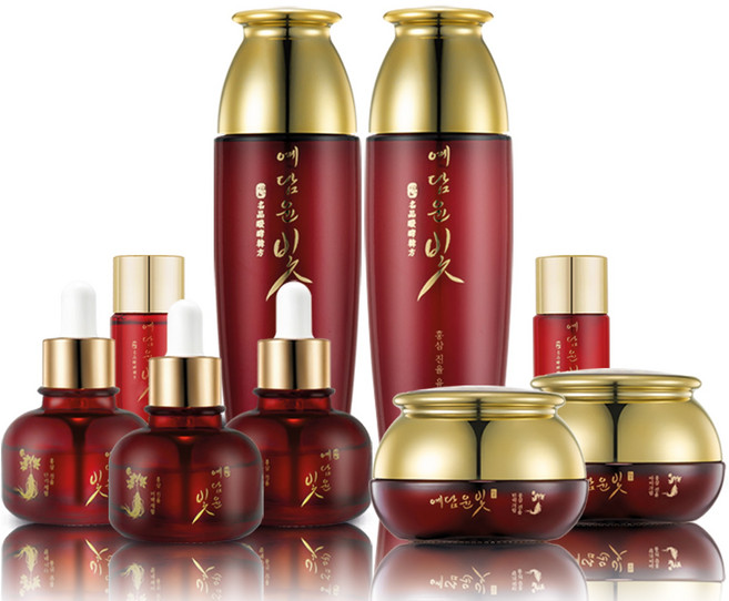 예담윤빛 홍삼 진율 여성 스킨케어 7종 세트, 1세트