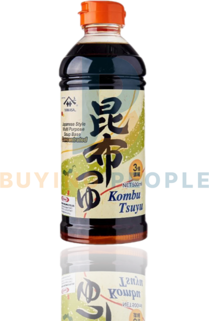 일본 다시마 간장 콘부 쯔유 소바 쯔유 야마사 W.A.T.B, 500ml, 1개