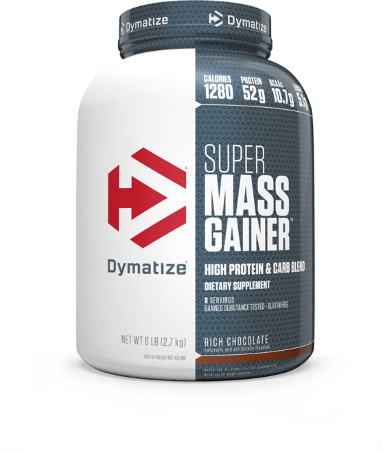 Dymatize Super Mass Gainer碳水蛋白粉, 濃郁巧克力(Rich Chocolate), 2.7kg, 1罐