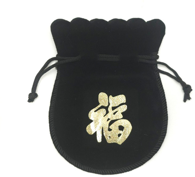 (주)파앤카코리아 복 금박 복주머니, WA1-(복)금박복주머니-소(원)검정, 1개