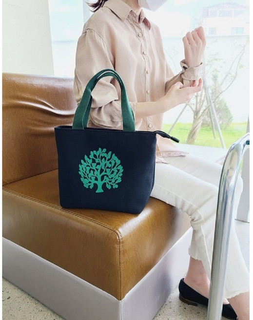 [쓰리몰] 돈꽃나무 텀블러 수납가방 보조/외출가방 다용도가방 (지퍼형)