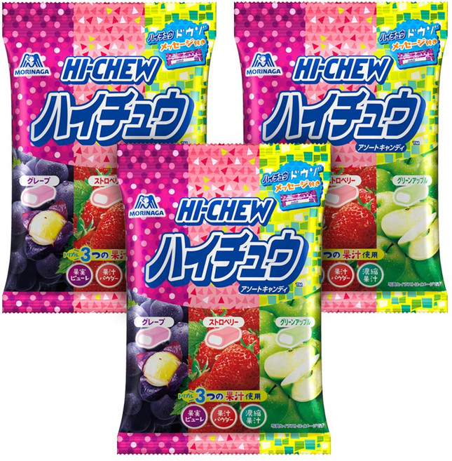 모리나가 하이츄 버라이어티(3가지맛) 86g, 258g, 1개