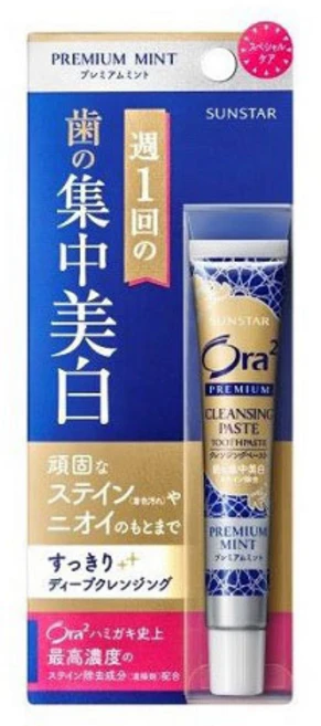 선스타 오라투 프리미엄 클렌징 치약 (프리미엄 민트) 17g 화이트닝 치약 SUNSTAR Ora2, 1개 - 쿠팡