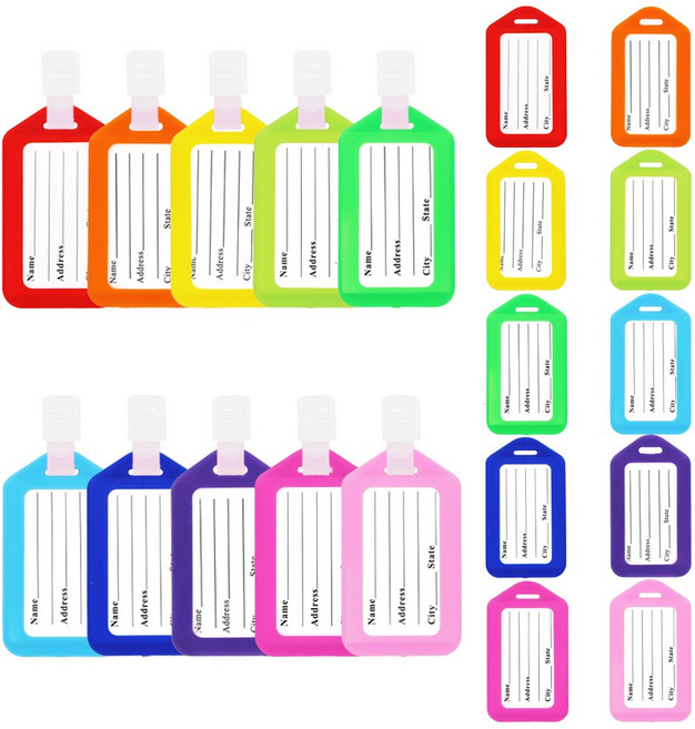 오셀르 20개묶음 다용도 네임택 이름표