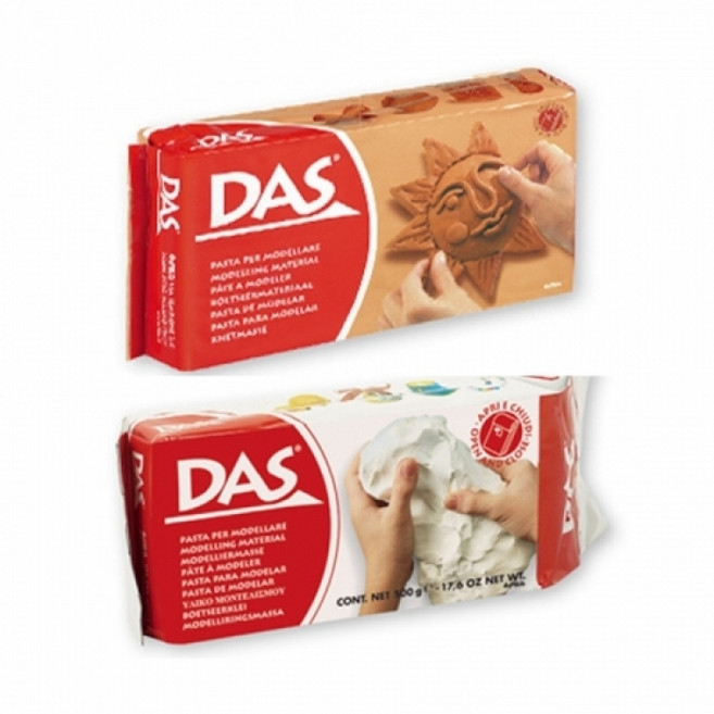 DAS 모델링 점토 테라코타 (500g), 단품, 단품