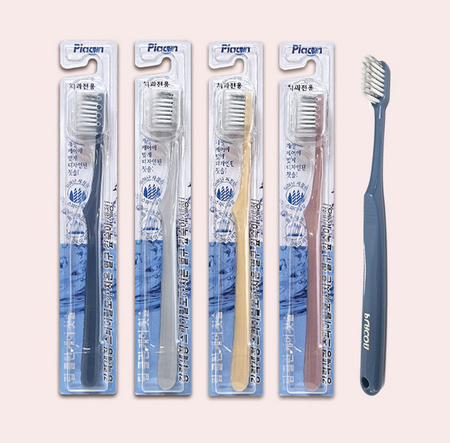 플라콘 치면 치태제거 전용 칫솔/치아미백칫솔, 1개입, 12개