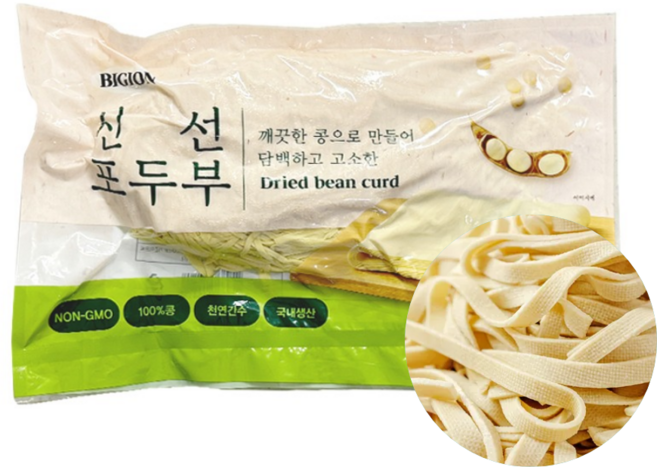 혜성식품 건두부 슬라이스 포두부 넓은 두부면, 1개, 1kg