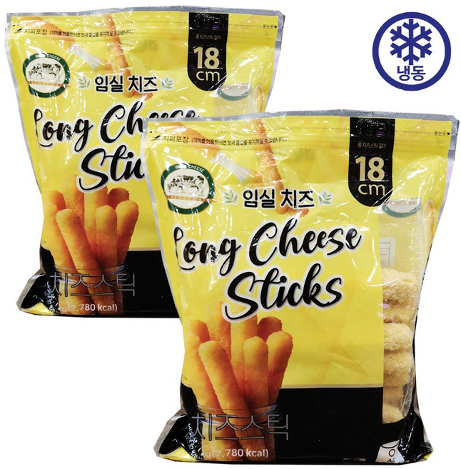 이지푸드 임실 롱 치즈스틱 1.2kg, 1kg, 2개
