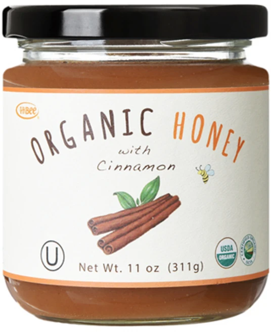 유기농꿀 위드 시나몬 (계피꿀), 311g, 3개 - 쿠팡
