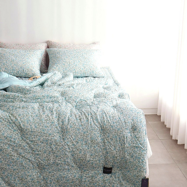 하나침장 모달100 앙뜨 사계절 차렵이불 퀸Q / 싱글SS 고정밴딩