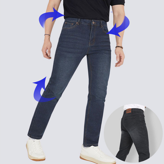 굿스맨 남성 사방스판 일자핏 간절기 청바지 3컬러