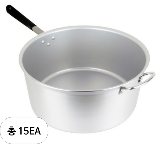 러브송 자루 편수냄비 왕대, 33cm, 혼합 색상, 15세트