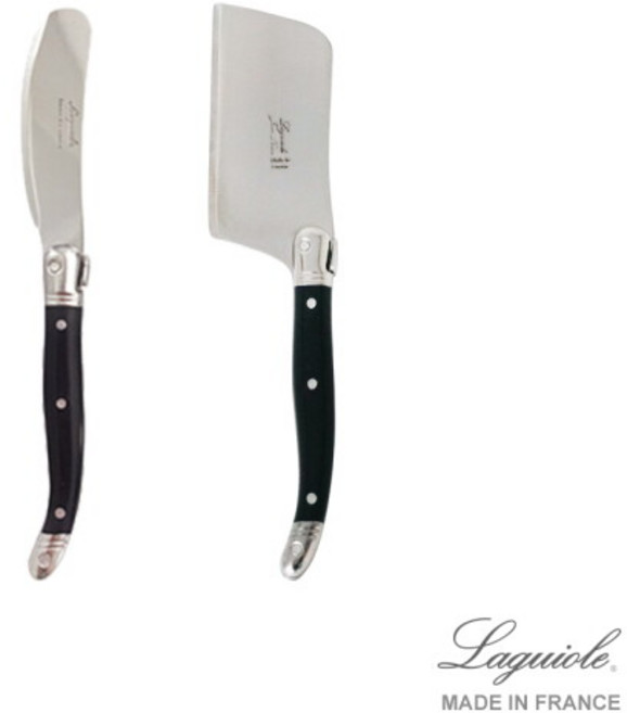 [라귀올] 장네론 블랙 버터나이프 & 치즈커터 세트, 1개, 상세 설명 참조