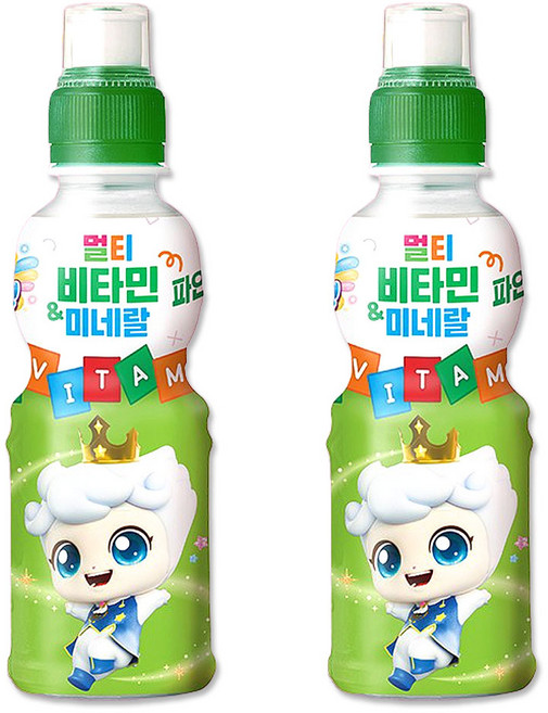 캐치티니핑 멀티비타민 미네랄 파인애플맛 음료 왕자핑, 2개, 200ml