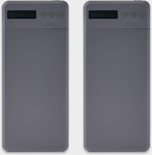 더비랩 몰입의방미니 gray 핸드폰 감옥 금고 타이머 락 박스, 2개, 그레이계열