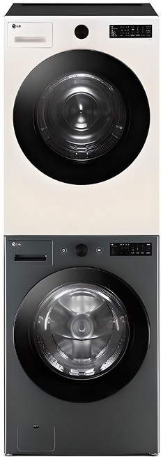 LG전자 트롬 오브제컬렉션 세탁기 FG21GN + 건조기 RG19EN + 키트 21kg + 19kg 방문설치, KFG21GN-9EN, 네이처 그린(세탁기) + 네이처 베이지(건조기)