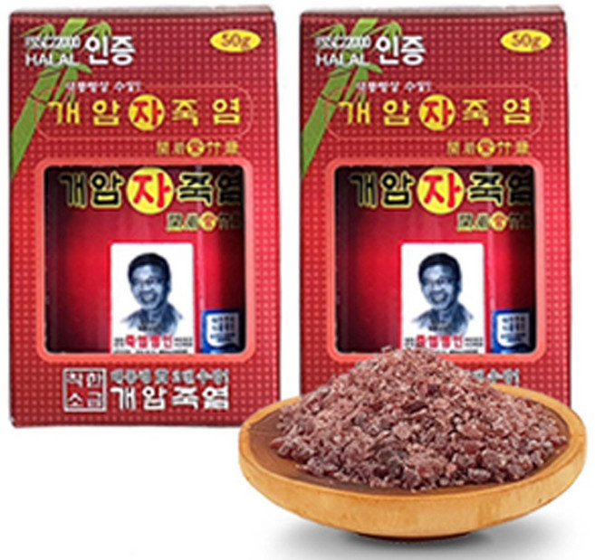 개암죽염 자죽염 알갱이 50g 2개