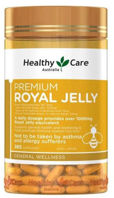 호주 헬시케어 Healthy Care Royal Jelly 1000mg 로얄젤리 1000mg 캡슐, 365정, 6개