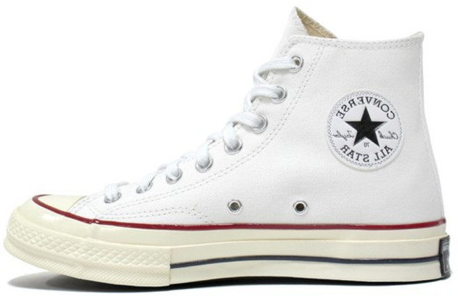 척 70 클래식 하이 남자 여자 스니커즈 운동화 신발 화이트 162056C