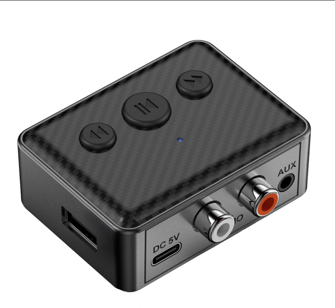 PC TV 차 장비 스피커 증폭기를 위한 블루투스 5.4 오디오 수신기 3.5mm AUX RCA USB U 디스크 스테레오 음악 무선 오디오 접합기, 하나