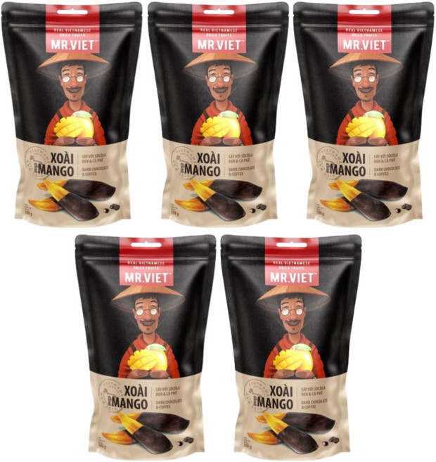 미스터비엣 다크 초코 망고 초콜릿 초콜렛 커피 건망고 100g x 5봉 당충천 술안주