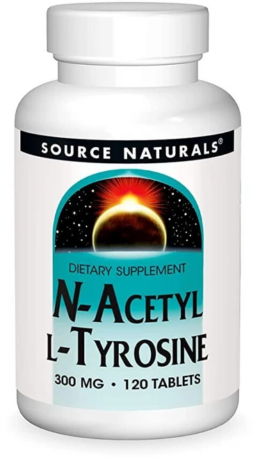 Source Naturals N-아세틸 L-티로신 식이 보충제 - 120정, 120 Count (Pack of 1), 1개 - 쿠팡