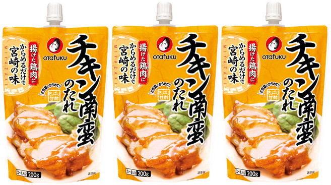 오타후쿠 치킨 난반 타레 튀김 허니소이 샐러드 일본 소스 치킨 돈까스 200g 3개