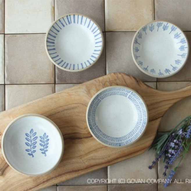 고반 청 찬기 11cm 4P SET, 1개