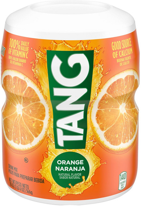 탱 Tang 오렌지 파우더 음료 드링크믹스, 566g, 566g, 2개
