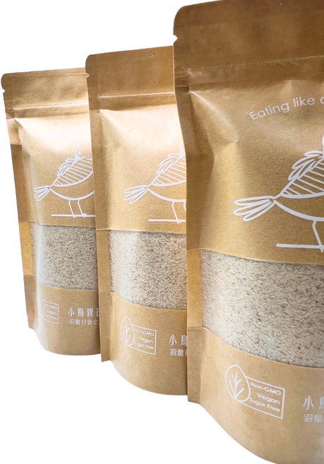小鳥胃日食 洋車前子殼粉 100g 純素 無糖, 3個