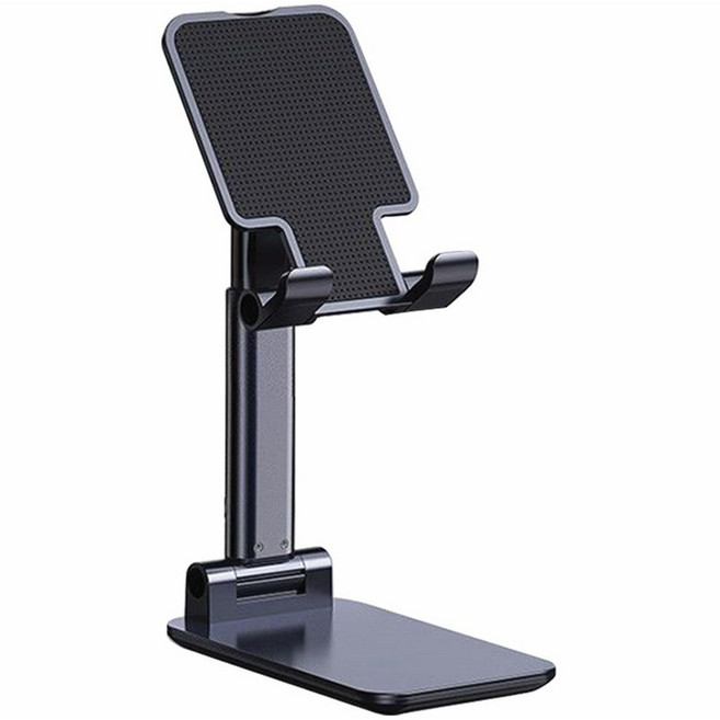탁상용 접이식 휴대폰 거치대, 접이식 탁상 거치대, 블랙, 1개