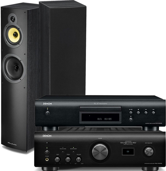 데논 PMA1600NE+DCD600NE+Crystal-4.3 하이파이패키지, 단품, 단품