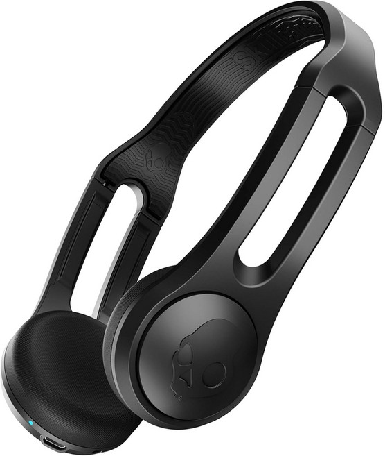 미국 Skullcandy 아이콘 무선 온이어 헤드폰 블랙, B07HBCWB93, 1개