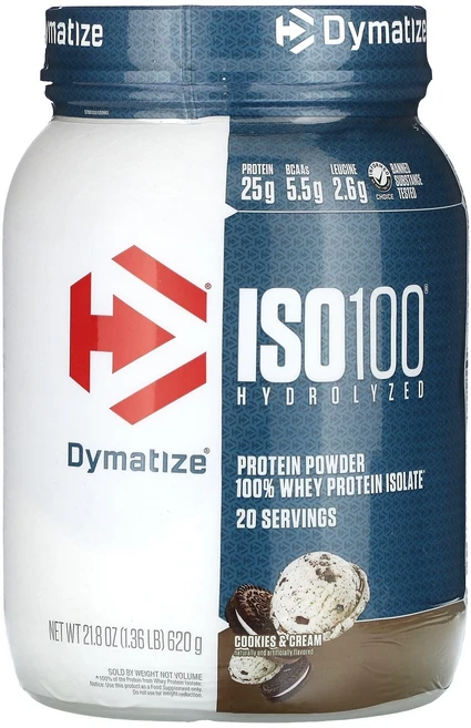Dymatize 다이마타이즈 ISO100 쿠키앤크림 620g 파우더 프로틴 단백질보충제, Dymatize 다이마타이즈 ISO100 쿠키앤크림 6, 1 - 쿠팡