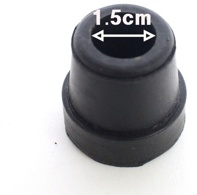 15mm 4발 지팡이용 고무캡 고무패킹 리필용, 1개
