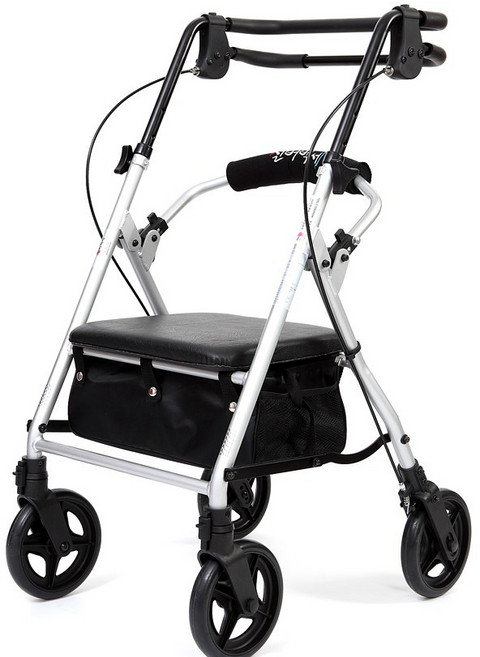 실버백세 성인용 보행보조기 블랙 DH-365, 1개