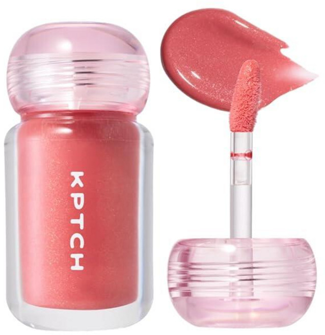 KEEPINTOUCH 젤리 플럼퍼 틴트 | 끈적이지 않고 오래 지속되는 립글로스 비건 및 크루얼티 프리 한국 립 (멜로 드라마), Aurora Shower