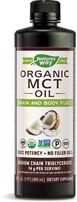 Nature's Way 然萃維 MCT素食椰子油, 1瓶, 480ml