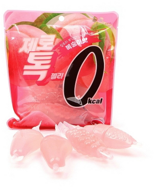 제로톡젤리 복숭아맛, 8개, 160g