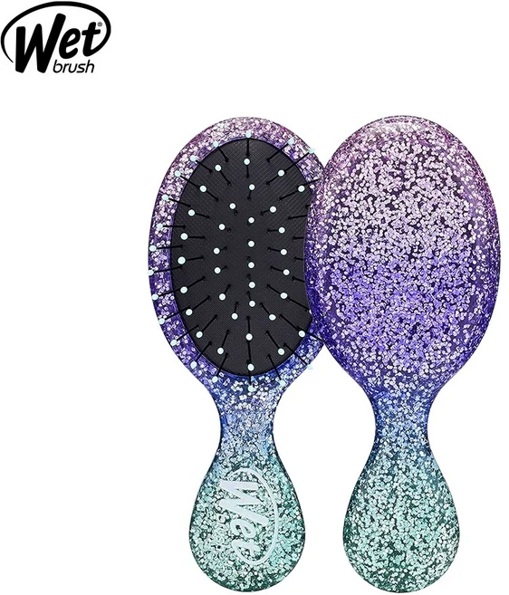 [웻브러쉬] 헤어브러쉬 미니 디탱글러 쉬머링 스카이 드라이 머리 빗, 1개, 드리미던 - 쿠팡