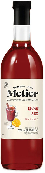 메티에 뱅쇼향 시럽, 1개, 750ml